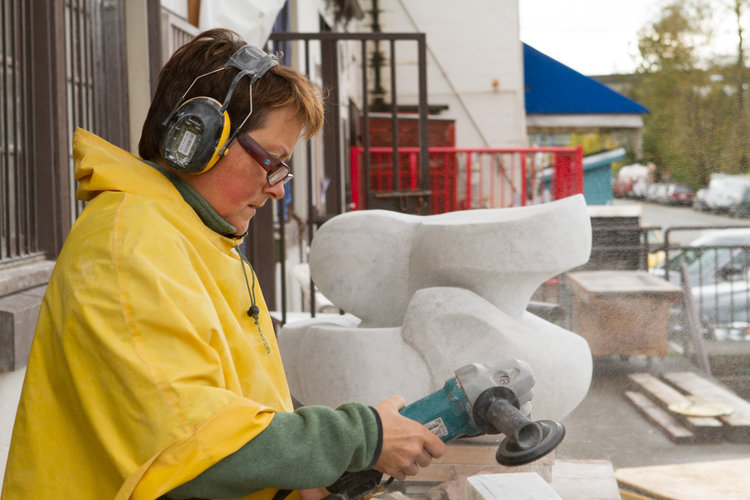 Jocelyne carving Inner Child