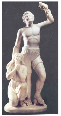 "Forever Free", Marble by Edmonia Lewis "Forever Free", Marble by Edmonia Lewis