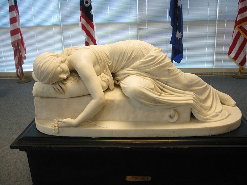 1856 marble Beatrice Cenci by Harriet Hosmer