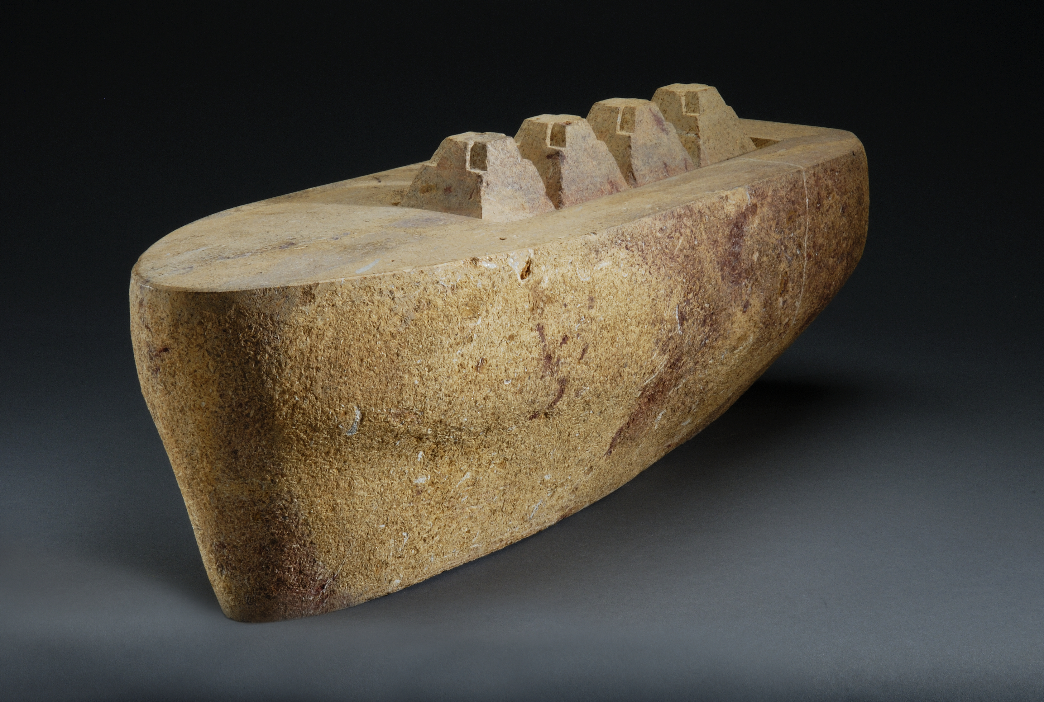 “Lost City”, limestone, 2008, 26” X 10” X 8”