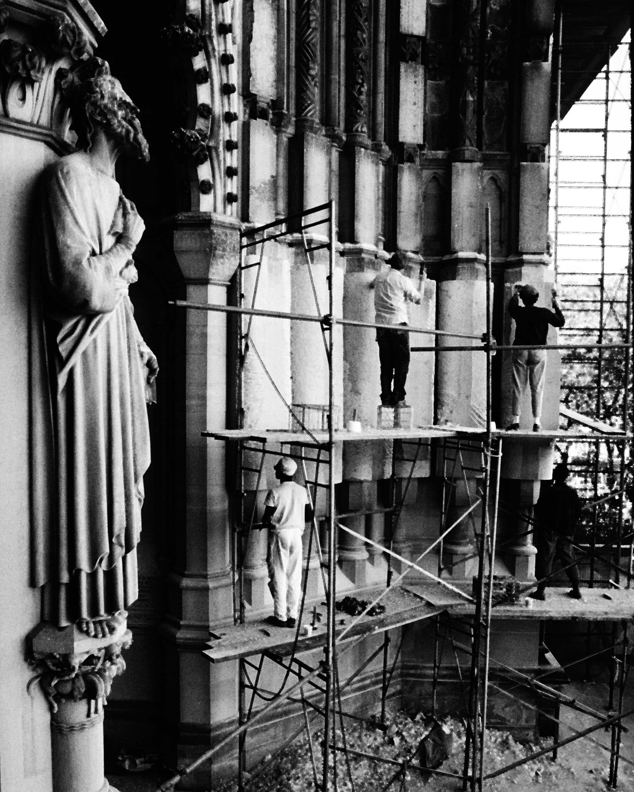 1) Cathedral St. John of the Divine, West front with S.W. Tower in view, 2009 - Photo: Holly Kincannon