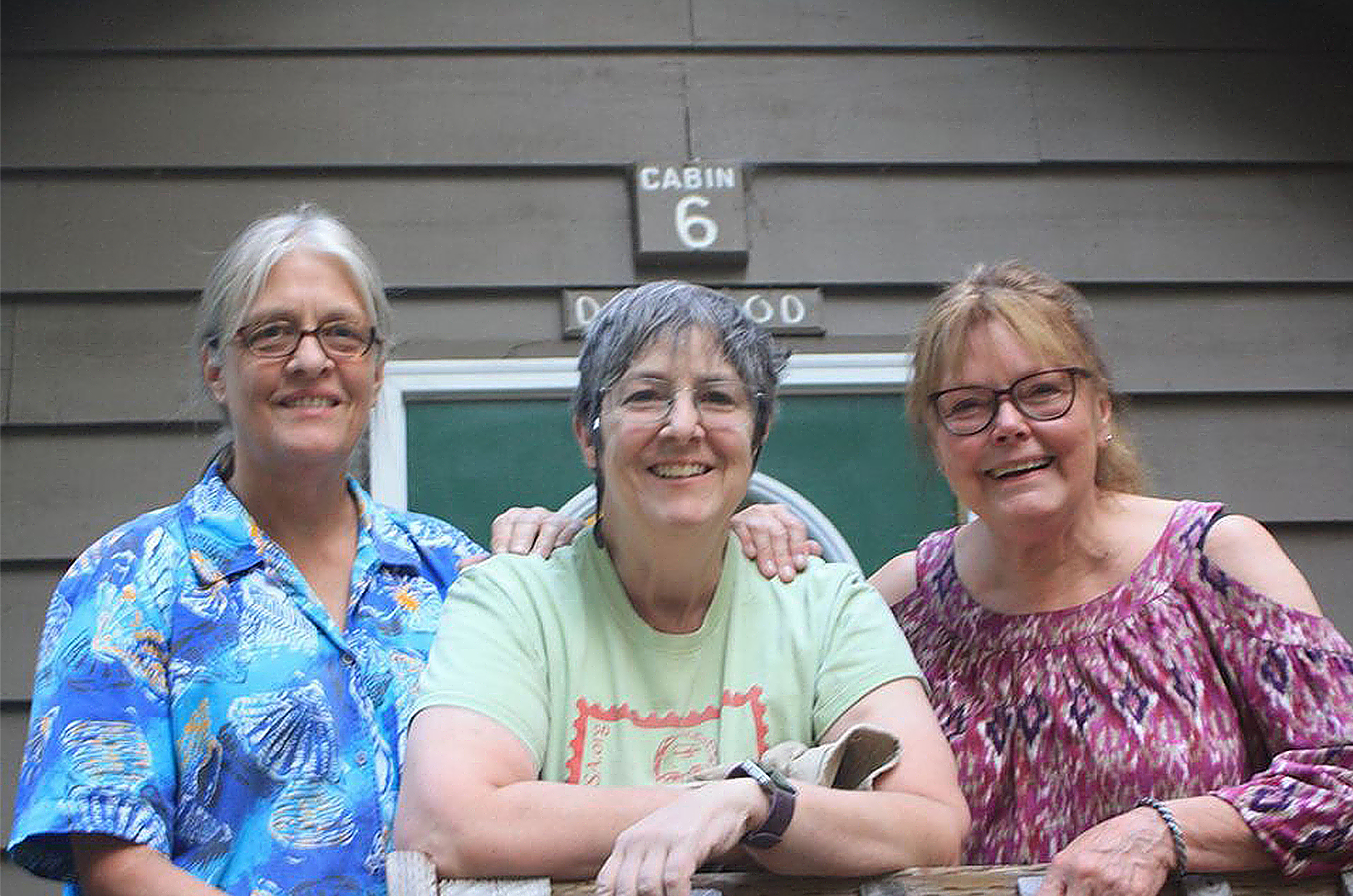 Roommates at Suttle Lake Camp Sheri Tangen and Renda Greene and Sue Quast