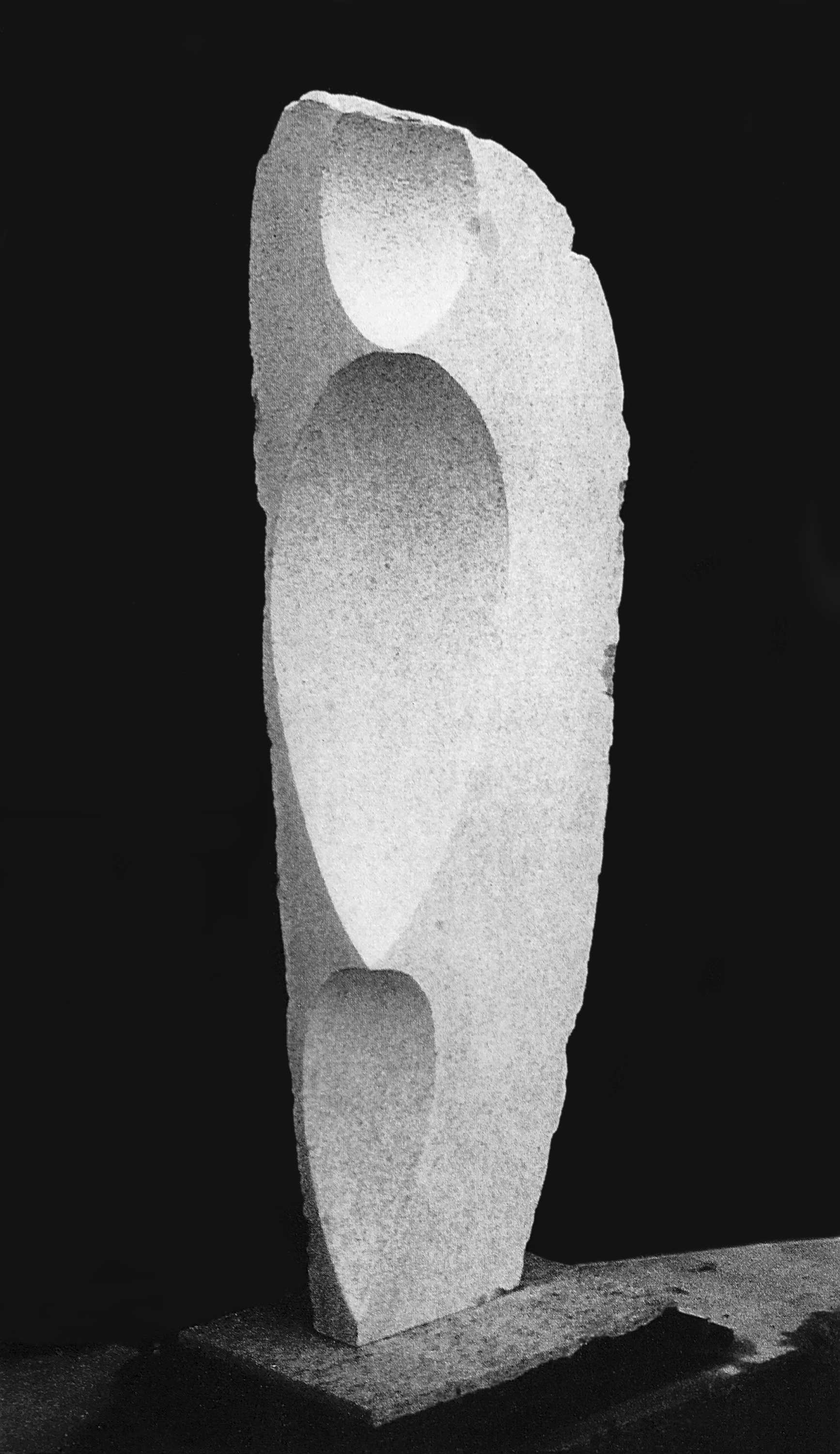 “Chrysalis”, Cascade Granite, 92” X 20” X 12”