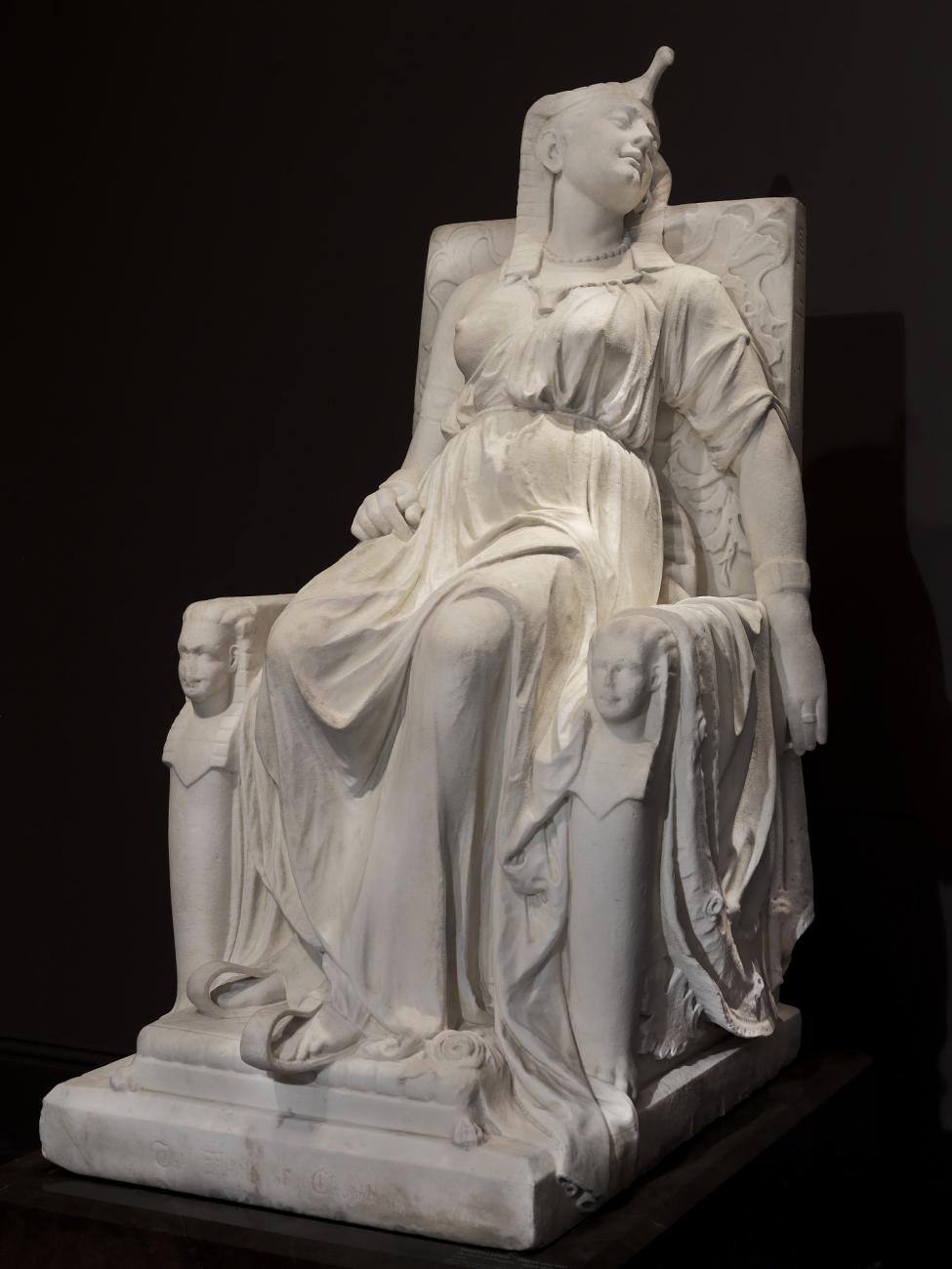 Edmonia Lewis -  Death of Cleopatra 1876, marble