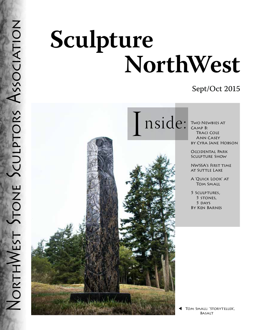2015 Sept Oct Sculpture NorthWest cover