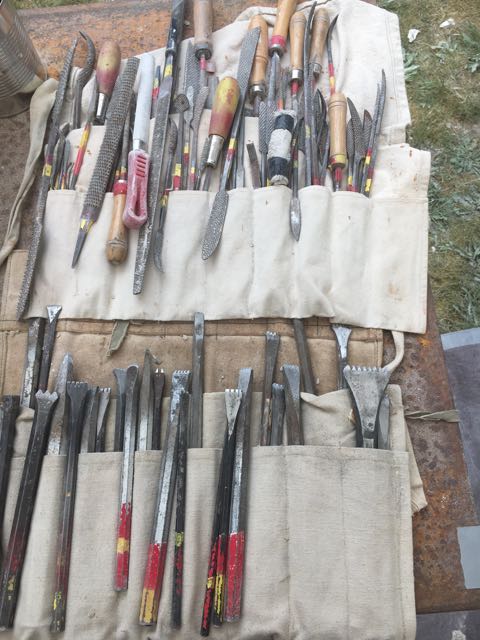 Stone Carving tools, phot0 by Cate Gable