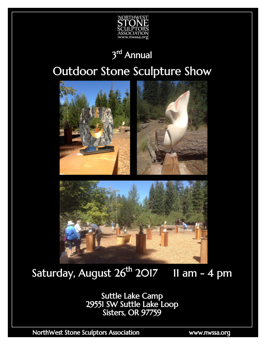 NWSSA Outdoor Stone Sculpture Show Poster